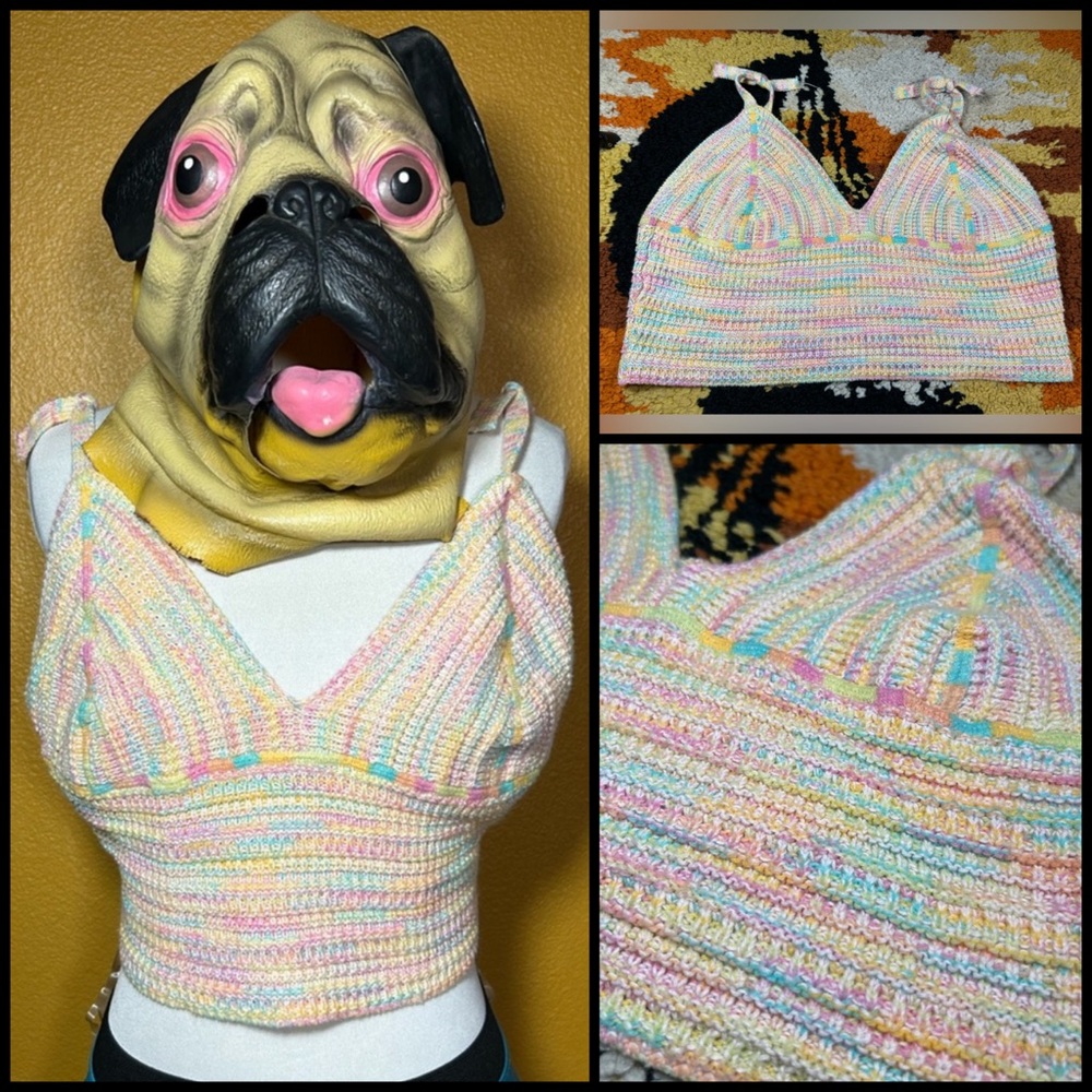 Too Cute, STITCH & PINE, knit crop top!!